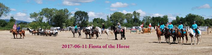 Fiesta of the Horse 2017 Grand Entry at Rancho de la Fuente, Lakeport CA